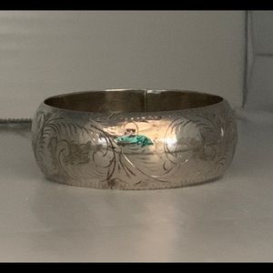 Sterling silver cuff bracelet